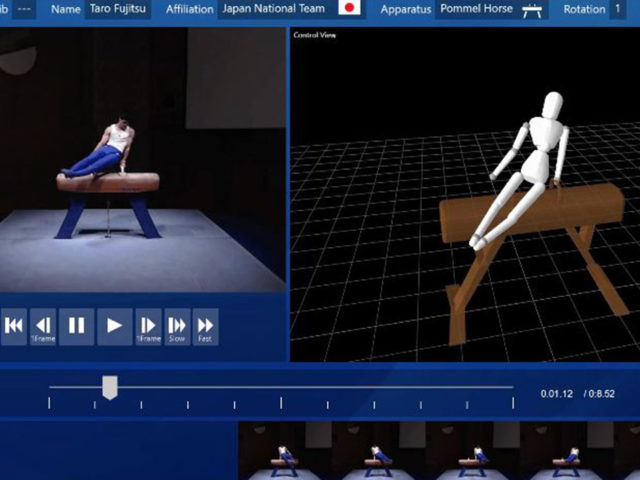 Fujitsu gymnastics technology