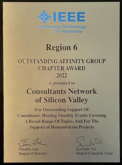 IEEE–CNSV Region 6 Outstanding Affinity Group 2022