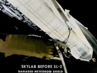 Photo of part of Skylab space station